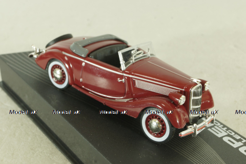 Opel Super 6 1937, red, OPC050, Opel Collection #50 1:43