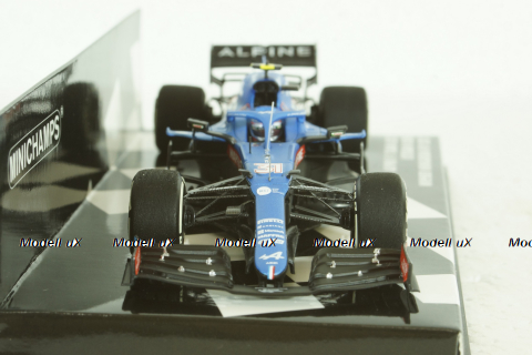 Alpine F1 Team A521, Esteban Ocon, Winner Hungarian GP 2021, 417211231, Minichamps 1:43