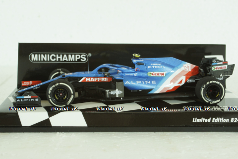Alpine F1 Team A521, Esteban Ocon, Winner Hungarian GP 2021, 417211231, Minichamps 1:43
