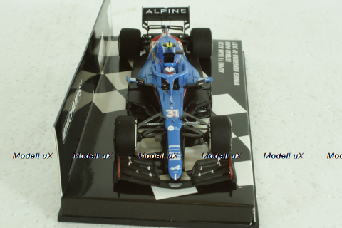 Alpine F1 Team A521, Esteban Ocon, Winner Hungarian GP 2021, 417211231, Minichamps 1:43