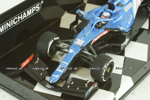 Alpine F1 Team A521, Esteban Ocon, Winner Hungarian GP 2021, 417211231, Minichamps 1:43