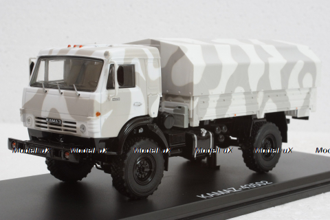 Камаз-43502 Мустанг камуфляж Арктика, SSM1302, SSM 1:43