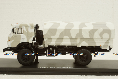 Камаз-43502 Мустанг камуфляж Арктика, SSM1302, SSM 1:43