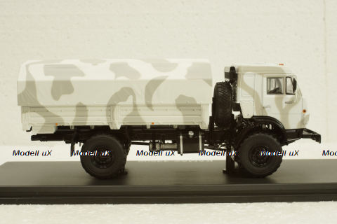 Камаз-43502 Мустанг камуфляж Арктика, SSM1302, SSM 1:43