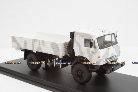 Камаз-43502 Мустанг камуфляж Арктика, SSM1302, SSM 1:43