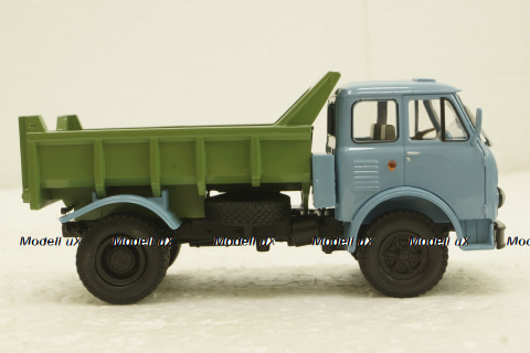 Маз-503А самосвал Н757, голубой/зеленый, Наш Автопром 1:43