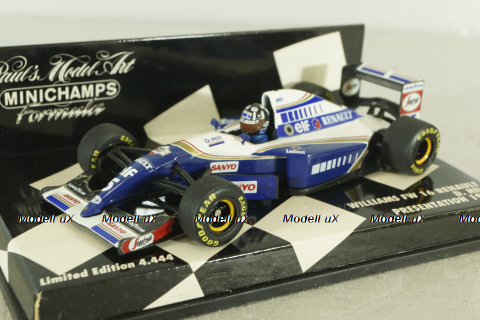 Williams Renault FW 16 #27, D.Hill  1995, 430950095, Minichamps 1:43