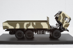 Камаз-53501 Мустанг 6х6 бортовой с тентом 2003, камуфляж, SSM1303, SSM 1:43