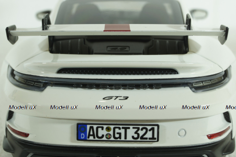 Porsche 911 GT3 2021, White, 187306, Norev 1:18