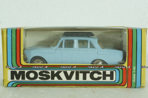 Москвич-408 с багажником, август 1989г., Тантал/Радон 1:43