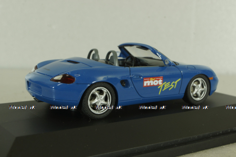 Porsche Boxster (986/1) 1996  "mot Test" blue, 903031, Schuco 1:43 Уценка!