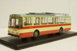 Skoda-14TR троллейбус красно-бежевый, SSM4042, SSM 1:43