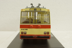 Skoda-14TR троллейбус красно-бежевый, SSM4042, SSM 1:43