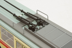 Skoda-14TR троллейбус красно-бежевый, SSM4042, SSM 1:43