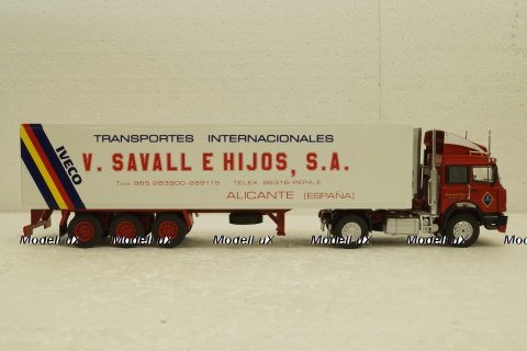 Iveco Turbo 190.38 Special (1983) Transportes Savall, Camiones y Autobuses, Salvat 1:43