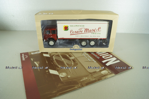 OM Titano 6x2 1961 red/white, Camion D'epoca №61, 1:43