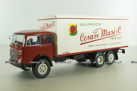 OM Titano 6x2 1961 red/white, Camion D'epoca №61, 1:43