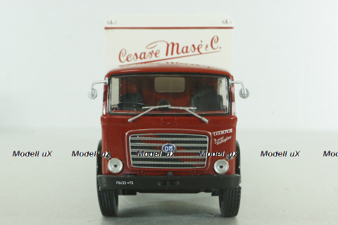 OM Titano 6x2 1961 red/white, Camion D'epoca №61, 1:43