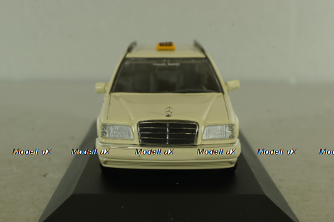 Mercedes E220 Disel (S124) Taxi 1994, beige, 430033596, Minichamps 1:43