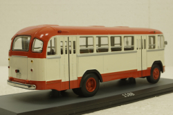 ЛИАЗ 158В красно-белый, 04001D, Classicbus 1:43