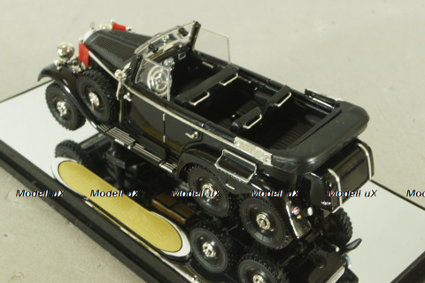 Mercedes G4 (W31) cabriolet 6x6 1938, black, PM43706B, Signature Models 1:43