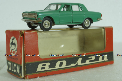 Газ-24 Волга, А14, зеленый, 31 Августа 1981г., Тантал/Радон 1:43