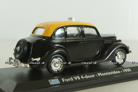 Ford V8 Montevideo TAXI 1950 black, Leo Models 1:43