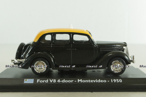 Ford V8 Montevideo TAXI 1950 black, Leo Models 1:43