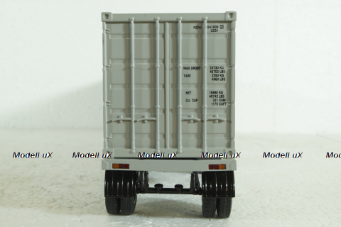 КАМАЗ-53212 контейнеровоз с прицепом ГКБ-8350, SSM7030, SSM 1:43