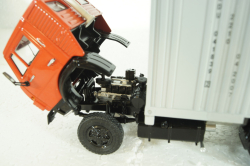 КАМАЗ-53212 контейнеровоз с прицепом ГКБ-8350, SSM7030, SSM 1:43