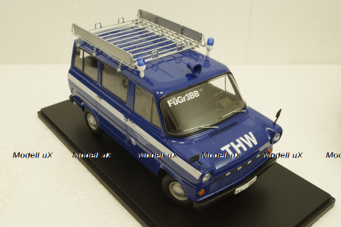 Ford Transit "THW Cologne" 1965 with roof rack, KKDC180468, KK-Scale 1:18