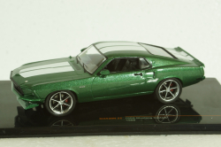 Ford Mustang Custom 1969 greenmetallic/white , CLC530N.22, IXO 1:43