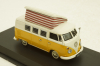 Volkswagen T1 Campingbus, beige/yellow, 450354200, Schuco 1:43
