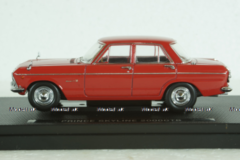 Nissan Prince Skyline 2000GTB 1965 red, 44237, Ebbro 1:43