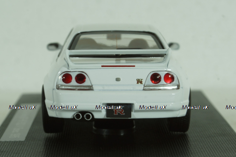 Nissan Skyline GT-R R33 V Spec 1995 white, 44186, Ebbro 1:43