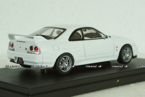 Nissan Skyline GT-R R33 V Spec 1995 white, 44186, Ebbro 1:43