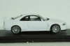 Nissan Skyline GT-R R33 V Spec 1995 white, 44186, Ebbro 1:43