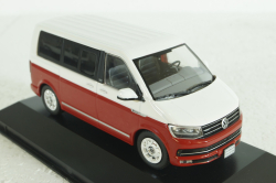 Volkswagen T6 Multivan 2015, red/white, IXO 1:43