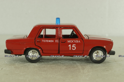 Ваз-2107, Пожарный, Агат 1:43