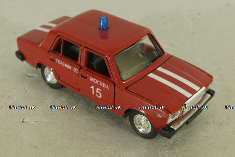Ваз-2107, Пожарный, Агат 1:43
