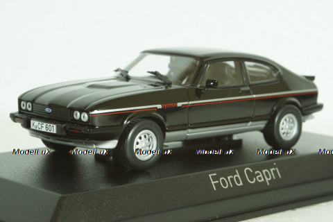 Ford Capri Mk3 1980 black, Norev 1:43