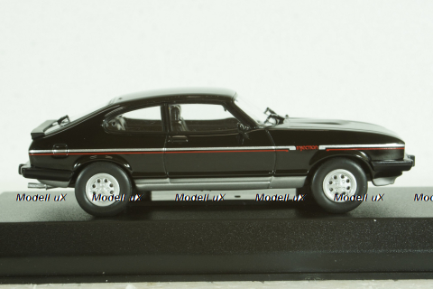Ford Capri Mk3 1980 black, Norev 1:43