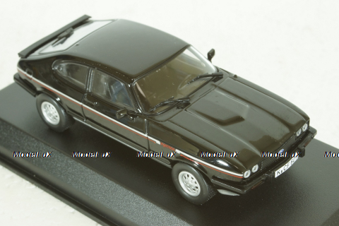 Ford Capri Mk3 1980 black, Norev 1:43