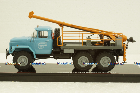 Зил-131 Бурильно-крановая машина БКМ-313, TruckTyr 1:43