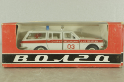 Газ-2402, скорая медицинская  помощь, июнь 1990г., Тантал/Радон 1:43