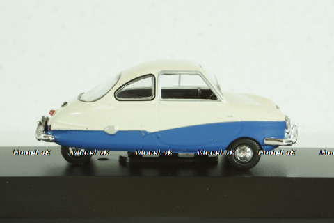 Bambi Microcoupe 1962 white/blue, Altaya 1:43