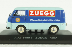 Fiat 1100 T van Zuegg year 1961 turquoise/blue, Altaya 1:43
