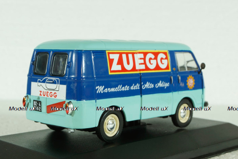 Fiat 1100 T van Zuegg year 1961 turquoise/blue, Altaya 1:43