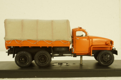 Studebaker US-6 бортовой с тентом, оранжевый, Modellux 1:43