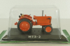 МТЗ-2 трактор 1954, красный, ТРАКТОРЫ история,люди,машины (Hachette) №13 1:43